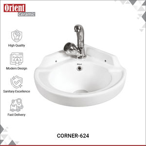 Lavabo de Pared Redondo de Lujo, Calidad Estándar, Venta al Por Mayor, OEM/ODM Aceptable, para Uso en Baños de Casas y Villas - Product Image 2