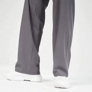 Pantalones Deportivos para Hombre, Lavados, Corte Ajustado, Cintura Elástica Media, Tela de Lona Suave, Transpirables, Bolsillos Funcionales, para Gimnasio, Hogar, Uso Diario, Cómodos - Product Image 5