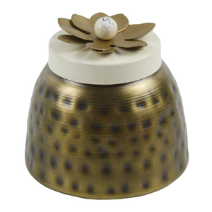 Black Theme Vintage Design Metal Dry Food <b>Cookies</b> and Candy Pots with Flip Top Lid and Painted Finish - Product Image 3