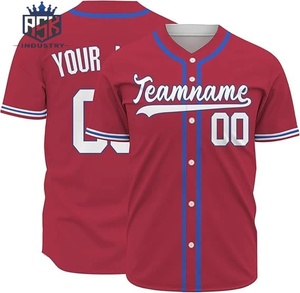 Personnalisez votre propre uniforme de softball, maillot de baseball professionnel pour équipe, chemises et pantalons de baseball pour adultes, ensemble uniforme 2 pièces, 100% coton - Product Image 2