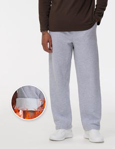 Men's Gray Cotton Sweatpants Elastic Waist Side Pockets Casual Autumn Wear Ankle-Length Spring Wear - Product Image 2
