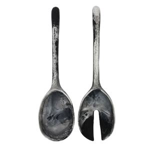 Oferta Especial en Vajilla de Diseño de Primera Calidad, Juego de 2 Piezas de Tenedor y Cuchara de Resina Rosa para Servir Ensaladas, para Compradores al por Mayor - Product Image 5