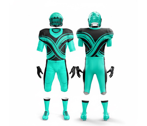 Maillot et pantalon de football américain sur mesure, vêtements d'équipe |   Ensemble de football avec maillot et pantalon |   Vêtements de sport en polyester respirant - Product Image 5