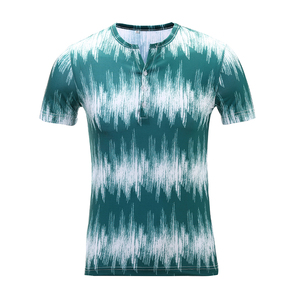 Chemises d'été pour hommes Shaheen Fit de haute qualité, design personnalisé, en satin de coton/élasthanne, respirantes, à col en V, à bouton unique, manches courtes - Product Image 4