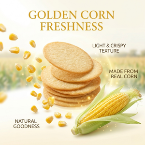 |Sampling Service| Irresistibly Crunchy Crispy Corn Crackers 228g Healthy Snack-Wholesale Supply Vietnam Factory - Product Image 1