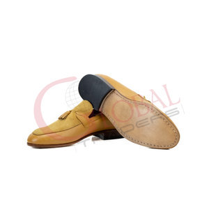 Chaussures habillées pour hommes en cuir véritable, fabriquées à la main, élégantes et de luxe, prix d'usine, vente en gros - Product Image 3