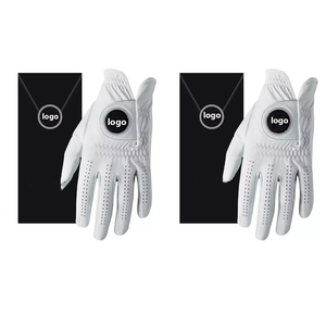 Gants de golf GEO BROTHERS en cuir Cabretta de qualité supérieure, personnalisables, antidérapants, à enfiler, pour hommes et femmes, respirants, avec logo personnalisé - Product Image 3