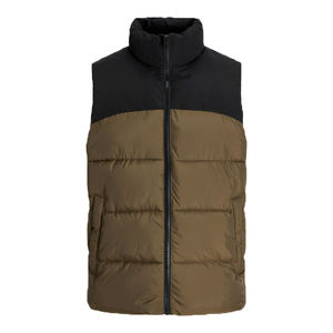 Doudoune sans manches matelassée à capuche pour homme, style bomber, haute qualité, en stock rapide - Product Image 5