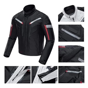 Fabricants professionnels, vente en gros, vestes de moto en Cordura personnalisables, grandes tailles, chaudes pour l'hiver, respirantes, vêtements de course pour motards - Product Image 4