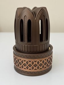 Brûleur à Bakhoor en bois, écologique, fait main, porte-encens pour la fragrance et la décoration de la maison, couleur personnalisée, utilisation intérieure/extérieure - Product Image 2