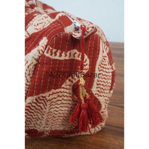 Set de Bolsas de Viaje Grandes Estilo Boho Chic de Jaipur, Suaves, Duraderas, Ligeras, Ecológicas, de Tela de Algodón Puro, Organizador de Cosméticos y Maquillaje - Product Image 5
