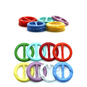 Hebillas Circulares de Resina Coloridas para Organizadores de Joyas, Forma Redonda, Suministros para Manualidades Artísticas - Product Image 1