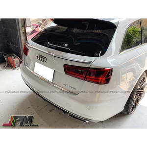 สปอยเลอร์หลังคาร์บอนไฟเบอร์ทรง V สำหรับ Audi A6 C7 / S6 C7 Avant ปี 2011-2018 โดย JPMCarbon - Product Image 2