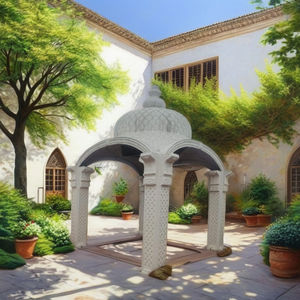 Mandap de fibra de cristal/Mandap de fibra blanca/Mandap de fibra antigua Mandap de fibra moderna Mandap DE BODA clásico Mandap de fibra elegante - Product Image 5