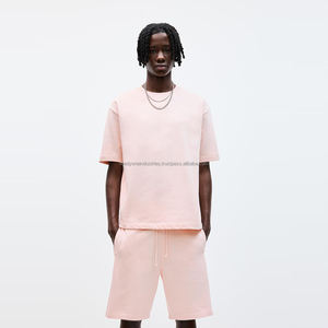 T-shirt à manches courtes pour homme, couleur personnalisée, logo personnalisé, 100% coton, coupe ample, imprimé DTG DTF, streetwear uni - Product Image 1