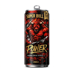 Bebidas Energéticas Bajas en Grasa con Sabor Personalizado, Nutrición Deportiva, Carbohidratos, Red Super Power, 24 Latas de Aluminio, Venta al por Mayor, Vietnam, OEM, ODM - Product Image 1