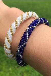 <b>Bangle</b> Wristband Woven Boho Jewelry Bulk Wholesale Low Price Style Solid Color <b>Glass</b> Seed Bead Rope Bracelet Handmade Crochet - Product Image 6