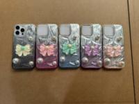 Étui de téléphone portable en TPU antichoc tridimensionnel pour design de dessin animé, pour 17 16 Pro, coloré, printemps été