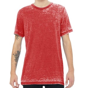 T-shirt de sport en coton doux à effet délavé personnalisé, respirant, coupe musclée, délavé à l'acide - Product Image 2