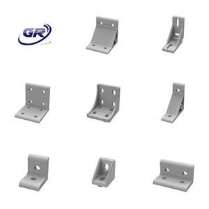 Système de cadre d'extrusion en aluminium série M6, bloc de connexion triangulaire, machine automatisée, sac - Product Image 1