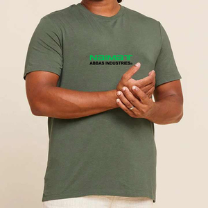 เสื้อยืดโอเวอร์ไซส์คุณภาพสูงสำหรับผู้ชาย พิมพ์โลโก้ได้ตามต้องการ แขนสั้น ผ้าฝ้าย 100% คอกลม ทรงวินเทจ สั่งทำแบรนด์ได้ เหมาะสำหรับใส่ลำลอง - Product Image 6