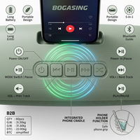 Haut-parleur portable LN-1007BT avec antenne télescopique, radio FM, mini enceinte sans fil en forme de cube, son puissant 5W, vente en gros