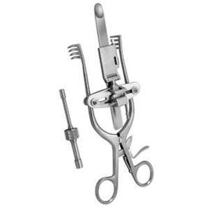 Retractor de Fosa Dura Mediana, Instrumentos Quirúrgicos Manuales para Uso Hospitalario, Juego de Instrumentos de Acero Inoxidable con Certificación CE - Product Image 3