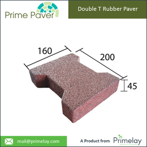 แผ่นยางรองพื้นซึมซับแรงกระแทก45มม. สำหรับสวนสนุกและสนามกีฬา - Product Image 4