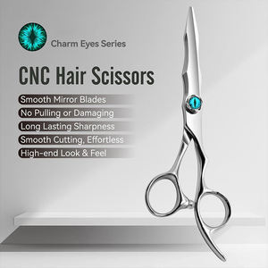 Ciseaux à dents de 7 pouces, ciseaux plats pour barbiers et coiffeurs, ciseaux fins spéciaux pour la coupe et l'éclaircissement des cheveux - Product Image 3