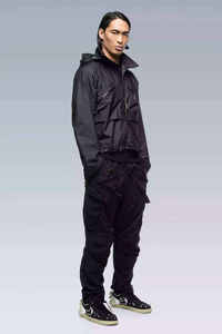 High Quality Men's Techwear Jacket Waterproof Windbreaker Tactical Streetwear Urban Functional Hooded Cargo Multi-Pockets Coat - Product Image 5