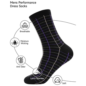 Calcetines de Compresión para Tobillo, para Hombre y Mujer, de Algodón, Cobre y Spandex, de Secado Rápido, que Absorben la Humedad, para Correr - Product Image 2