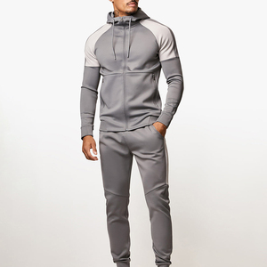 Conjunto Deportivo de Invierno Personalizado para Hombre, Corte Regular, Premium, 2 Piezas, con Cremallera y Rayas Reflectantes, 100% Algodón, para Gimnasio - Product Image 1