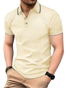 Camiseta Polo de Golf Personalizada OEM 100% Algodón, Camisetas de Manga Corta para Hombre, Camiseta Polo de Moda de Algodón para Hombre - Product Image 1