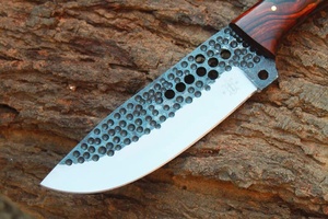 Couteau Skinner de Qualité Supérieure, DIY OEM, Acier à Haute Teneur en Carbone, Lame Droite, Pointe Clip, Manche en Bois, Chasse en Plein Air, Lame de 0,5 mm - Product Image 3