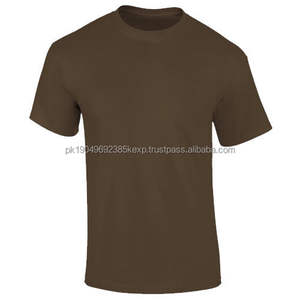 T-shirts unis de haute qualité pour hommes, t-shirt surdimensionné pour hommes, vêtements de rue surdimensionnés, 100% coton - Product Image 3