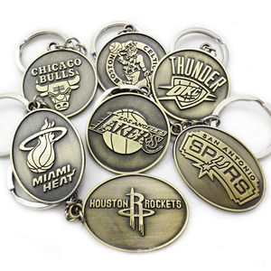 Lakers Clippers mavs ตาข่าย76ers bucks celtics spurs พวงกุญแจอัลลอยด์สัญลักษณ์ทีมบาสเก็ตบอลจี้พวงกุญแจ - Product Image 1