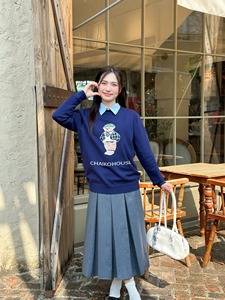 เสื้อสเวตเตอร์ถักคอกลมแขนยาว100% การ์ตูนหมีใส่ได้ทั้งชายและหญิง - Product Image 6