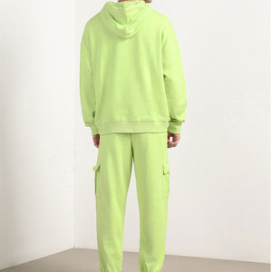 Conjuntos Deportivos de Invierno para Hombre, Ropa Deportiva Personalizada de 2 Piezas, Sudaderas con Capucha para Correr, Gimnasio, 100% Algodón, Transpirable, de Secado Rápido - Product Image 4