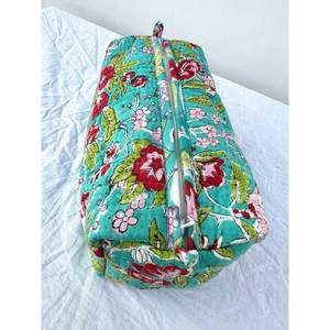 Caja de Joyería Bohemia Premium de Algodón, Ligera, con Estampado a Mano, para Viajes, Almacenamiento en Sala de Estar y Uso en Exteriores, de un Solo Nivel - Product Image 6