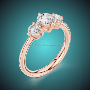 MÉTAUX 14K Usine Directe Bague Personnalisée Prix Abordable - Product Image 1