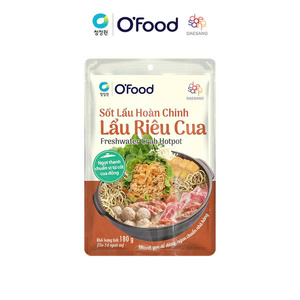 Sauce pour fondue de crabe d'eau douce O'food 180g – Base de soupe vietnamienne Lau Rieu Cua |   Saveur authentique de crabe |   Vente en gros OEM - Product Image 1