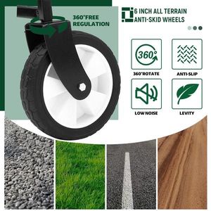 Minimeetall Collapsible Foldable Wagon Cart Colorful Beach Utility Grocery Cart Strapping System for <b>Camping</b> for Outdoor - Product Image 4