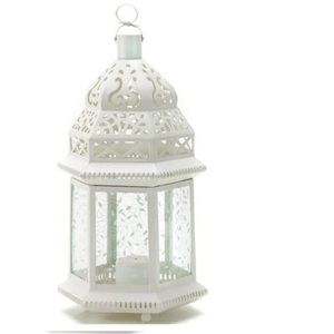 Ensemble de 2 lanternes décoratives en métal sculptées à la main pour la décoration de fêtes d'anniversaire et de Noël - Product Image 5
