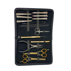 Kits professionnels d'extensions de cheveux, ensemble complet d'outils d'extensions de cheveux pour salon et usage personnel, micro-anneaux en acier inoxydable de qualité supérieure - Product Image 2