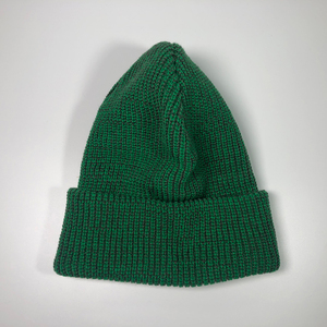 Unisex Green Acrylic Knitted <b>Beanie</b> Solid Color Winter <b>Hat</b> Casual Style 56-58CM Head Circumference Adult Size - Product Image 3