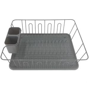 Blue powder coated Compact metal dish rack ideal for <b>small</b> <b>kitchen</b> countertops - Product Image 4