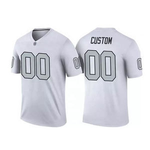 เสื้อฟุตบอลอเมริกันแบบใหม่ขายส่ง พิมพ์ลายแบบซับลิเมชั่น โพลีเอสเตอร์ 100% ระบายอากาศได้ดี ต้านเชื้อแบคทีเรีย แห้งเร็ว แบบสั้น - Product Image 4