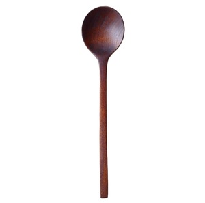 Custom Supplier Natural Wooden Soup Spoon With Long Handle <b>Round</b> Furniture Kitchen Cooking Coffee Milk Spoon Supplies - Product Image 6