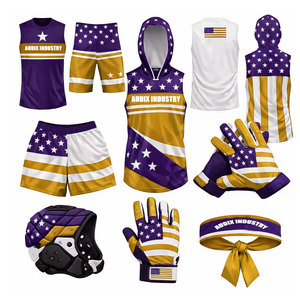 ชุดยูนิฟอร์มฟุตบอลแบบธง 7V7 สำหรับขายส่ง ปรับแต่งโลโก้ด้านหน้าได้ คุณภาพพรีเมียม แห้งเร็ว สำหรับผู้ใหญ่ทุกเพศ แพ็คเกจสุดคุ้ม - Product Image 6