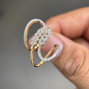 Bague en diamant de qualité supérieure cultivé en laboratoire pour femme, idéale pour les fiançailles, les mariages, les anniversaires, les propositions et comme bijou élégant et tendance. - Product Image 1